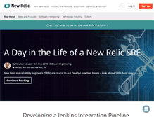 Tablet Screenshot of blog.newrelic.com