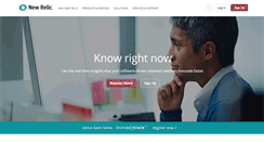 Desktop Screenshot of newrelic.com