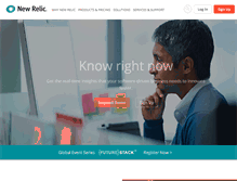 Tablet Screenshot of newrelic.com